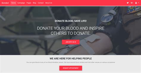 blood website.